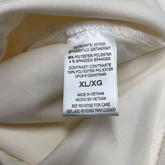 HeartSoul Ivory Zig Zag Knit Butterfly Blouson Top - Picture 6 of 6